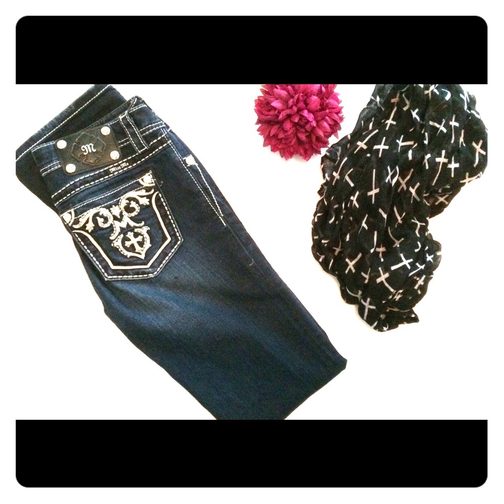 MissMe Jeans bootcut size 27 x 34